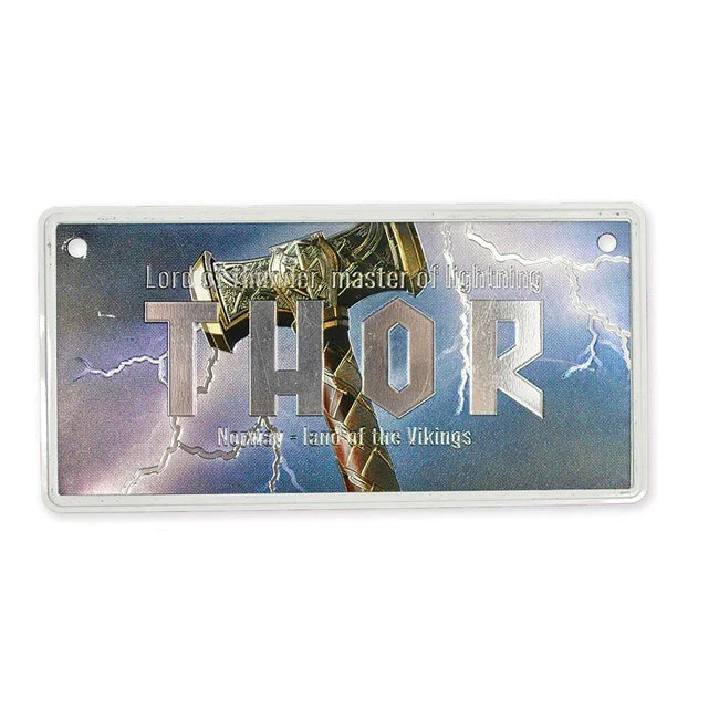 Bilskilt, Thor, 15x7, foliert