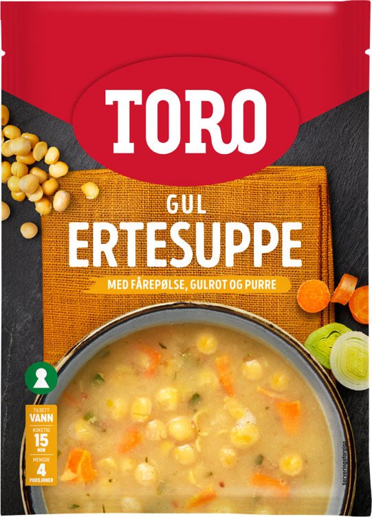 Ertesuppe Gul 146g Toro