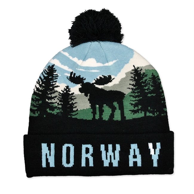 Lue, Norway, elg, Blå/grønn
