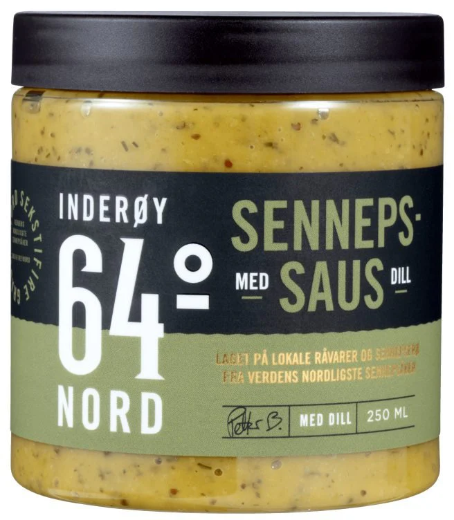 Sennepsaus m/Dill 250ml Inderøy 64° Nord