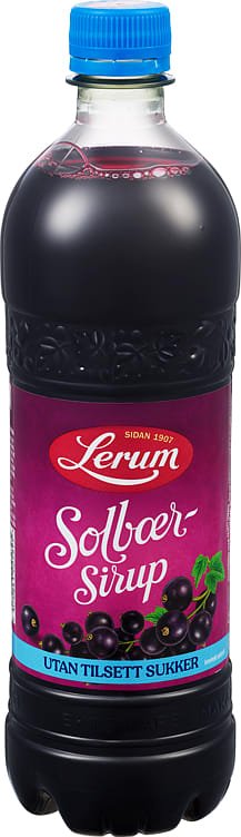 Solbærsirup U/Sukker 0,75L Lerum